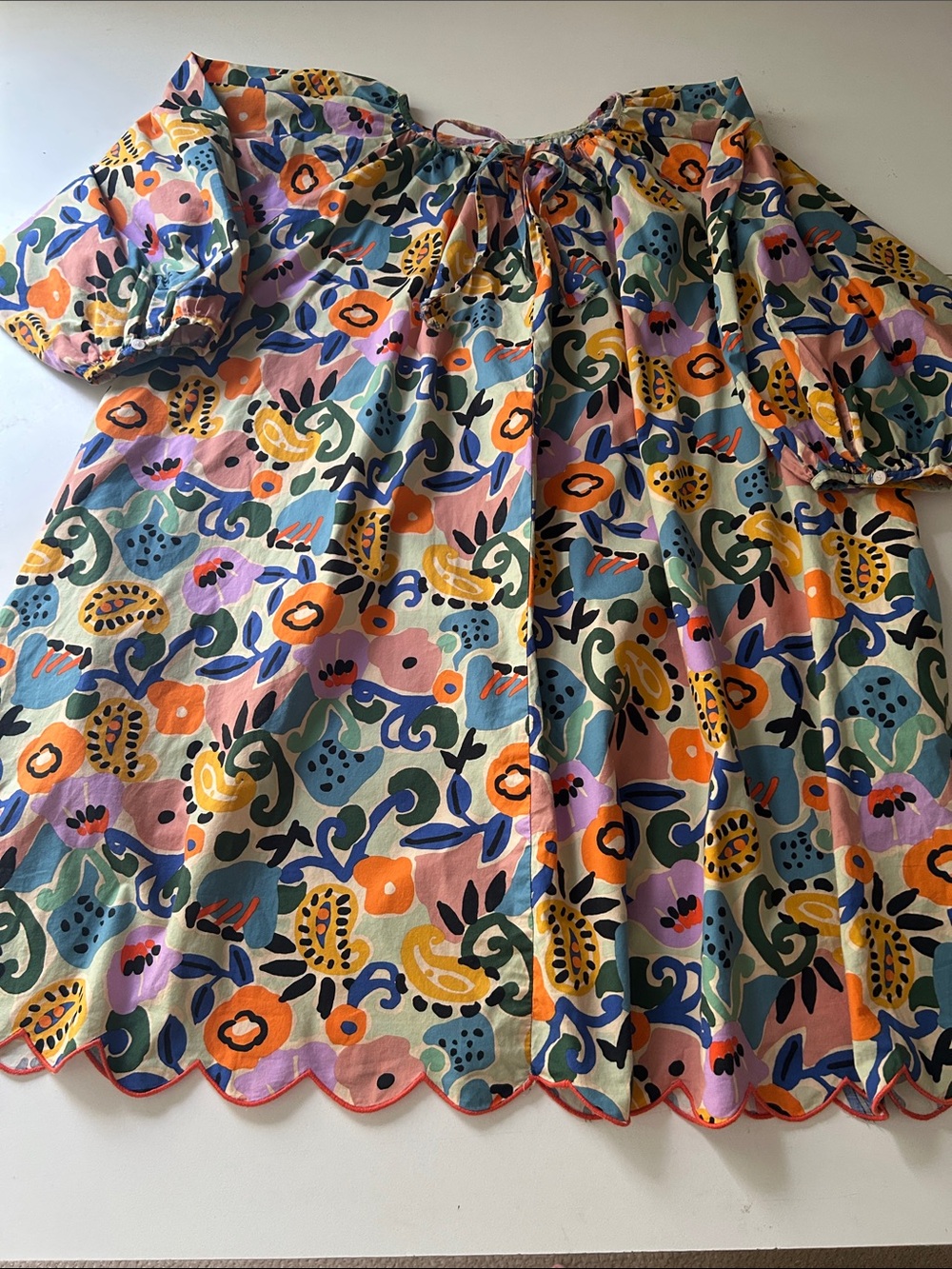 Karlie Floral Poplin Garden dress large - Picture 2 of 6